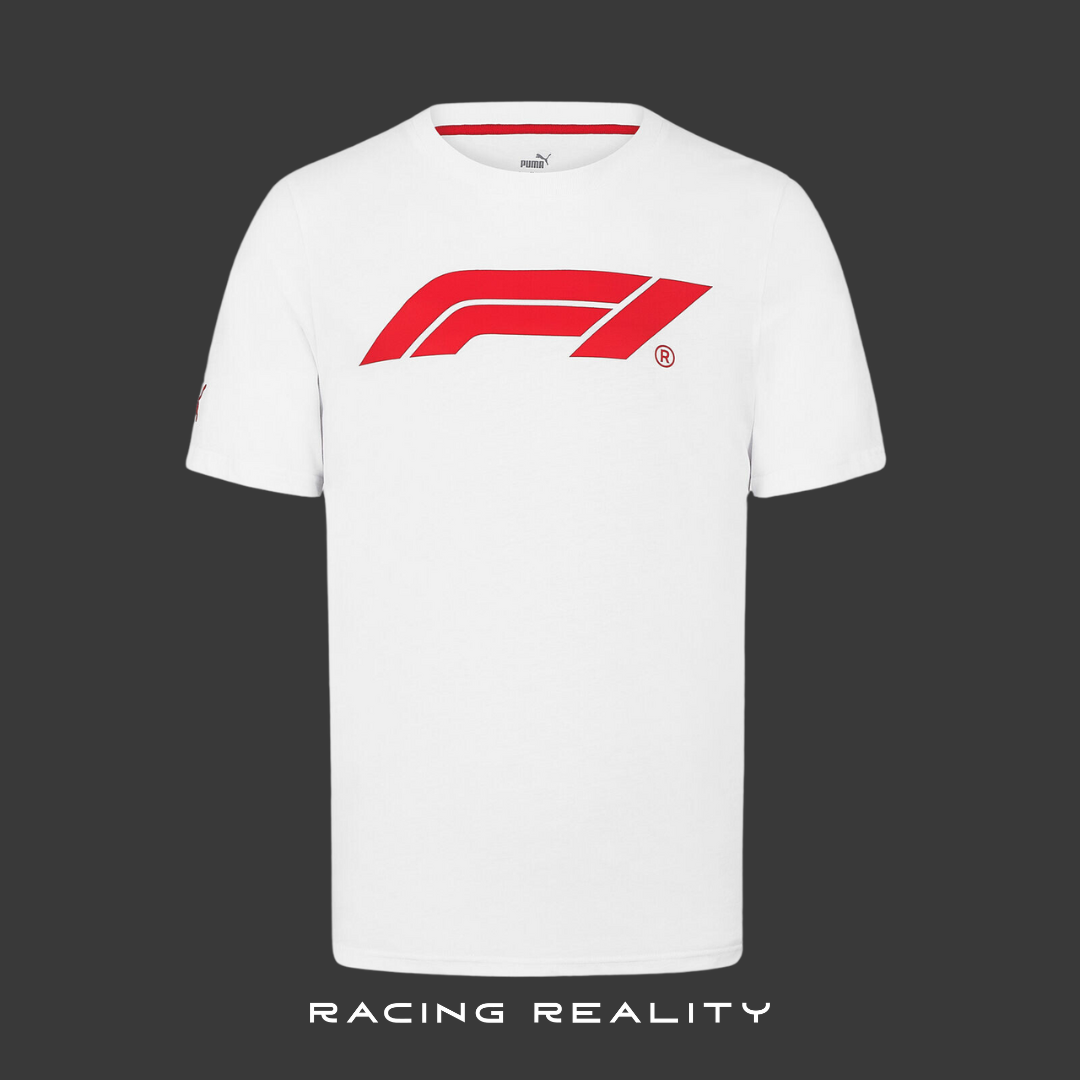 Playera PUMA con logotipo Grande ESS F1® BLANCO