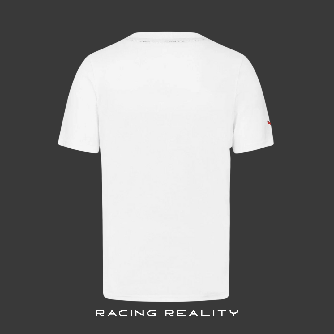 Playera PUMA con logotipo Grande ESS F1® BLANCO