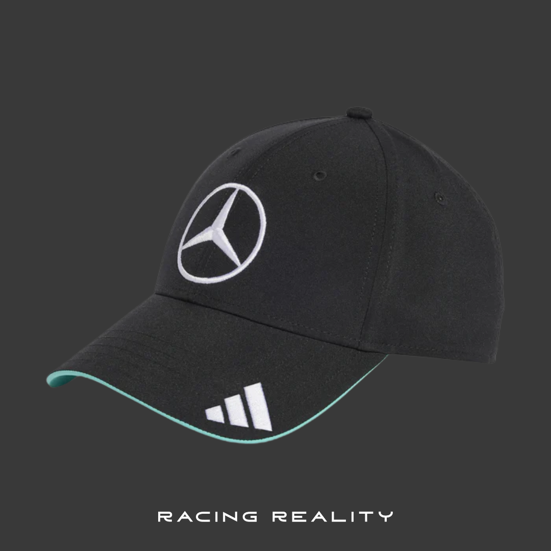 Gorra Negra Mercedes AMG Petronas Oficial 2025