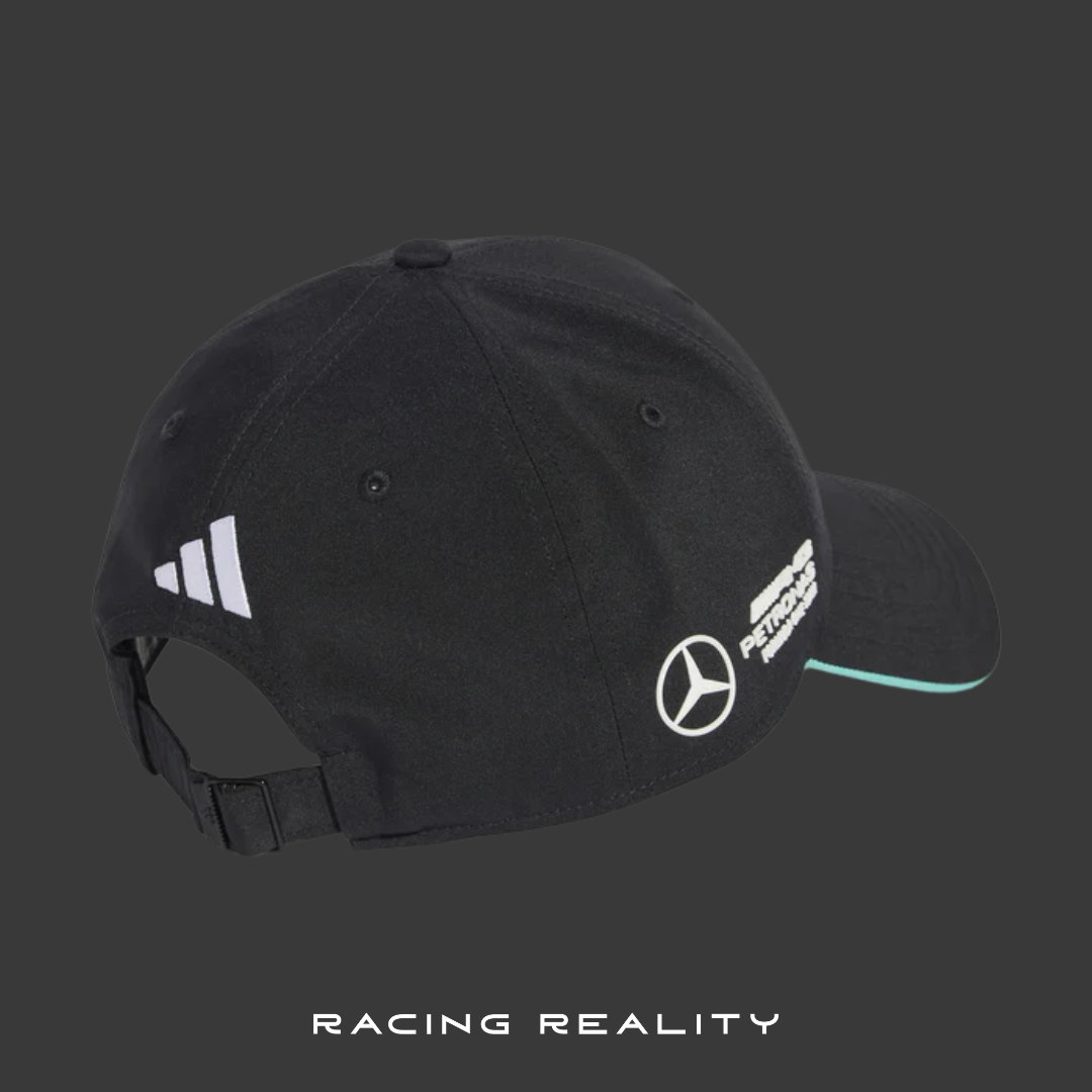 Gorra Negra Mercedes AMG Petronas Oficial 2025