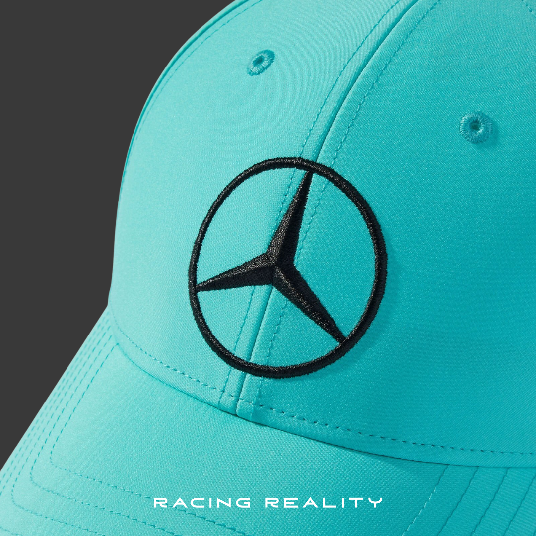 Gorra Azul Mercedes AMG Petronas Oficial 2025