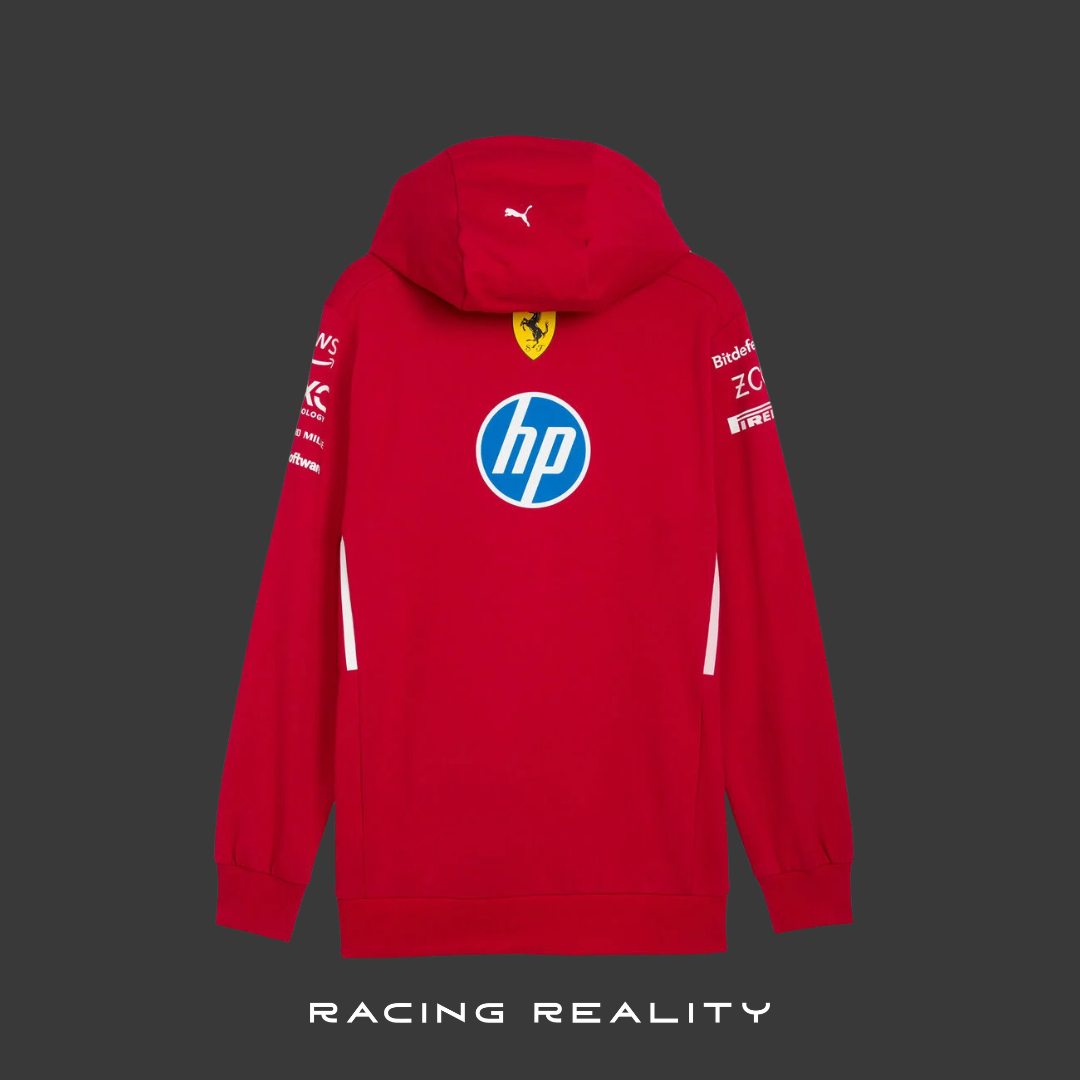 Sudadera con gorra del equipo Ferrari