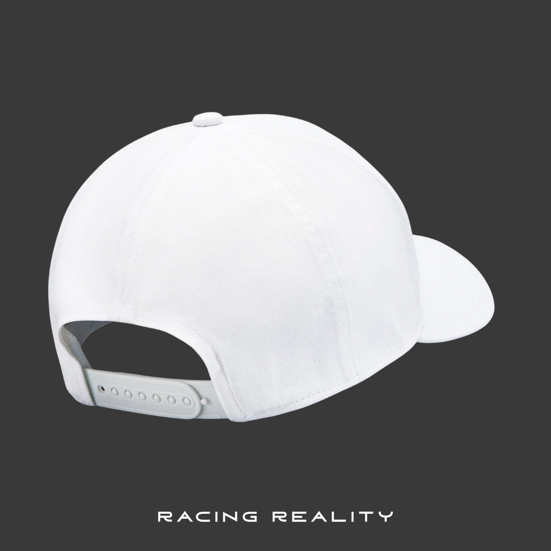 Gorra de piloto de F1 Mercedes Benz AMG Petronas (Blanca)