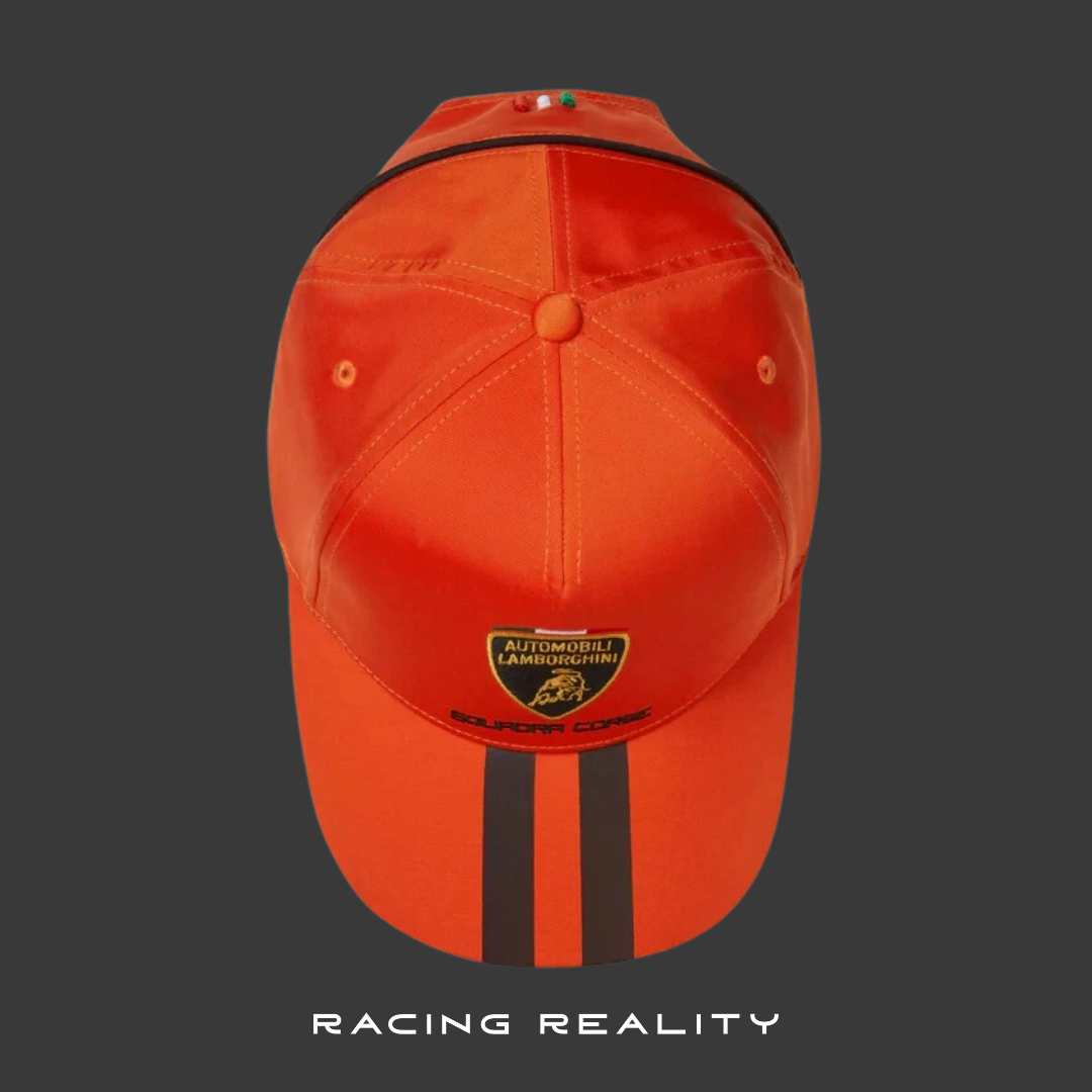 Gorra Lamborghini Squadra CORSE (Naranja)