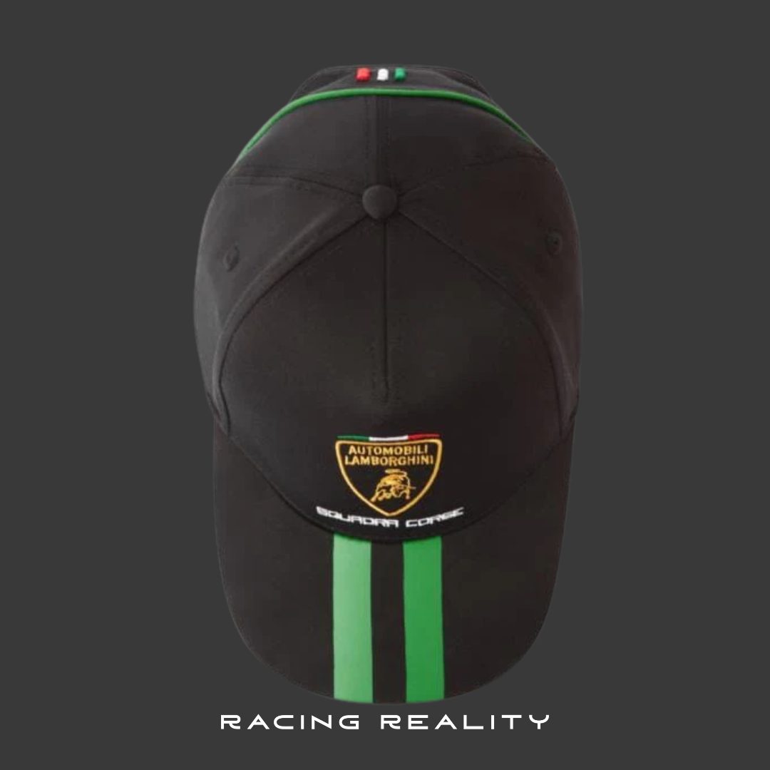 Gorra Lamborghini Squarda CORSE LUXURY (Negra)
