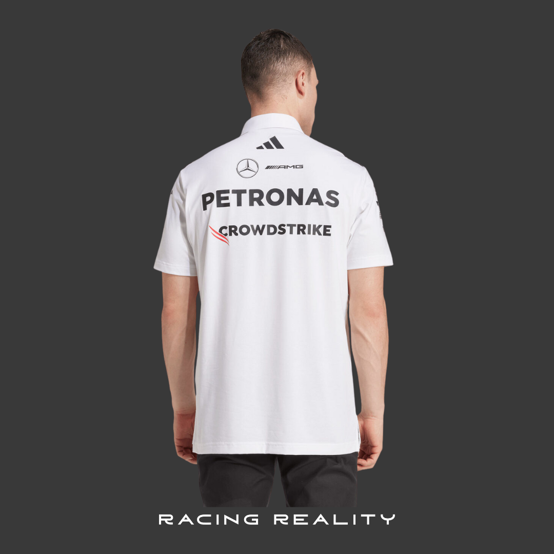 Polo Mercedes 2025 Hombre (Blanca)