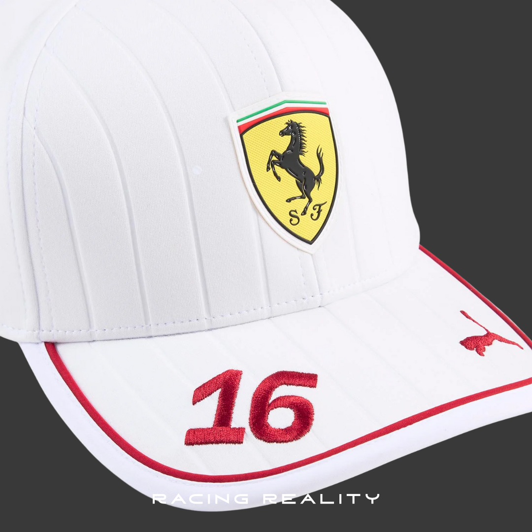 Gorra Ferrari Charles Leclerc 2025 - Edición especial Miami