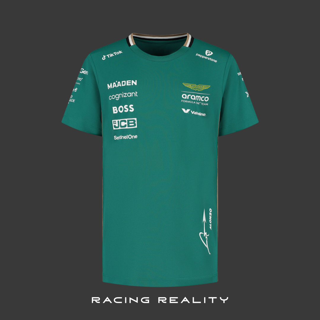 Playera Aston Martin Alonso 2025 (Infantil)