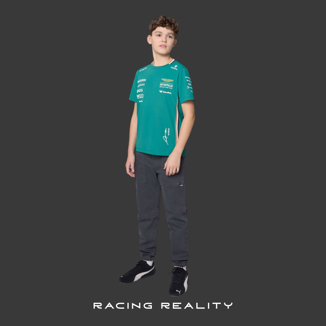 Playera Aston Martin Alonso 2025 (Infantil)