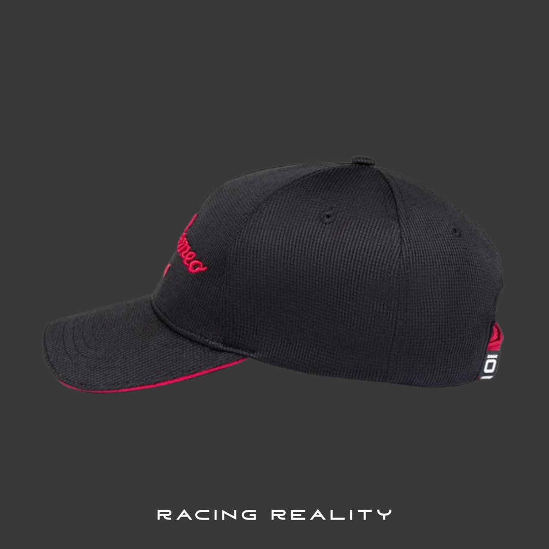 Gorra Alfa Romeo Racing F1 Team Negra (Letras Rojas)