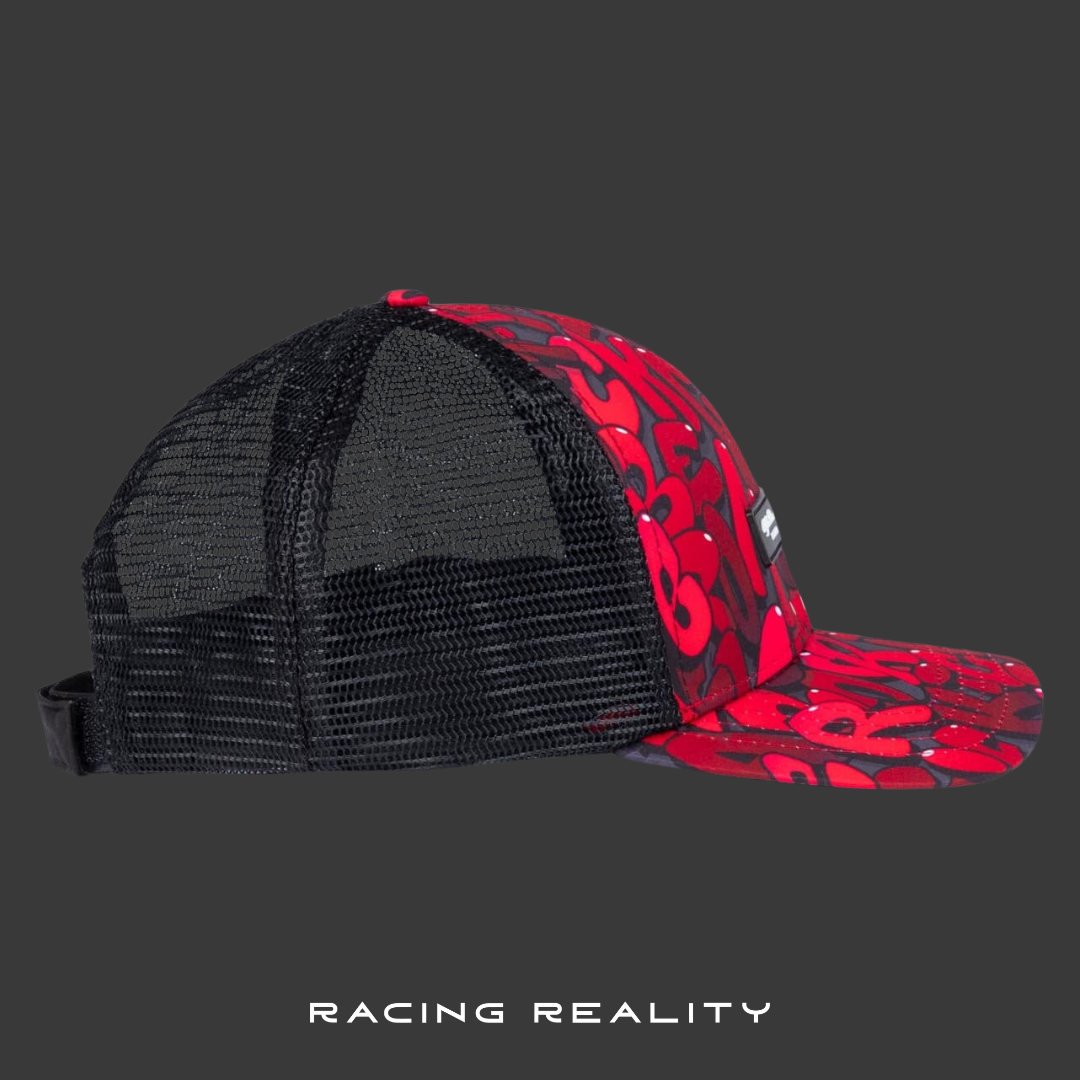 Gorra de malla negra de edición limitada Alfa Romeo Racing Boogie