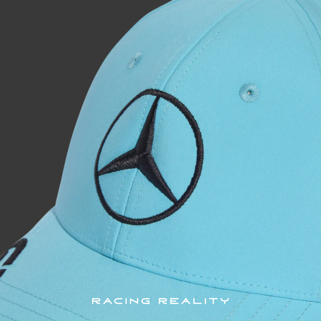 Gorra Mercedes AMG-Petronas George Russell Oficial 2025 (Azul)