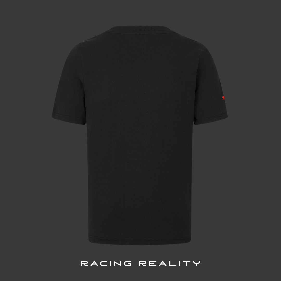 Playera PUMA con logotipo Grande ESS F1® NEGRA