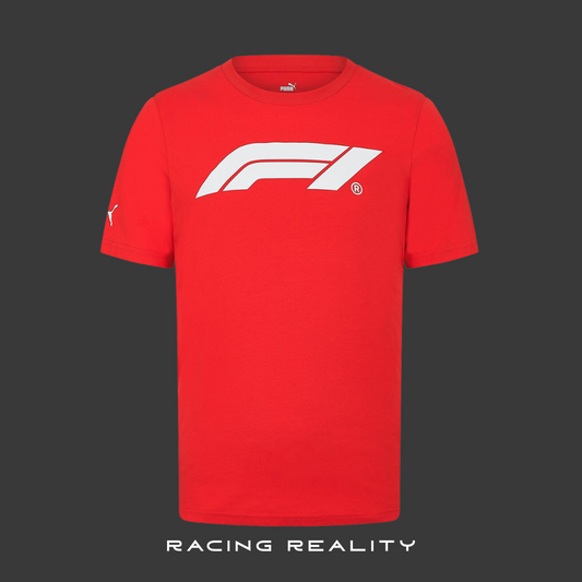 Playera PUMA con logotipo Grande  ESS F1® ROJA