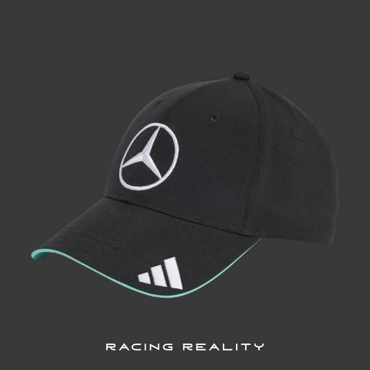 Gorra Negra Mercedes AMG Petronas Oficial 2025