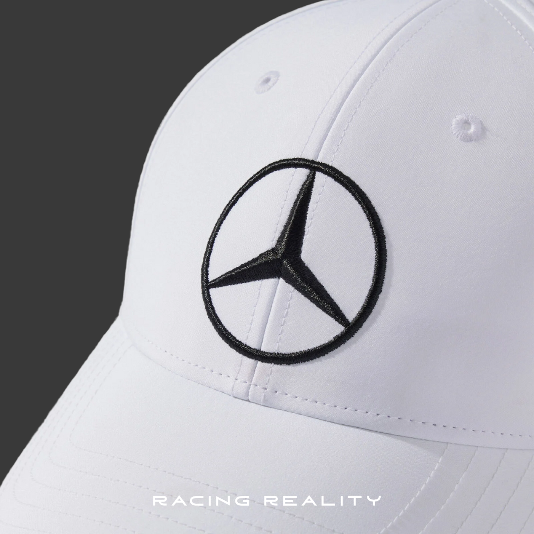 Gorra Blanca Mercedes AMG Petronas Oficial 2025