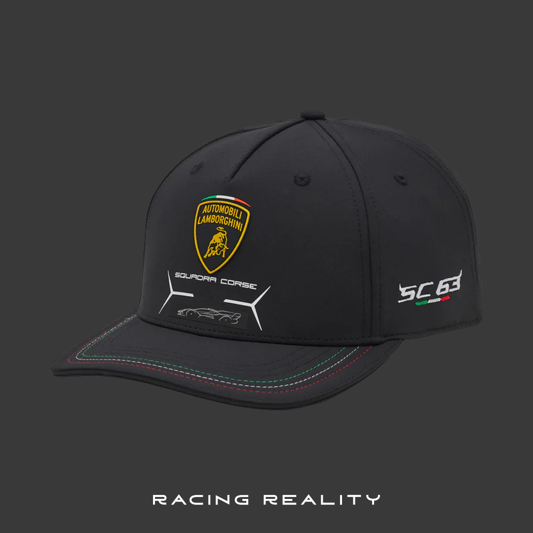 Gorra Lamborghini Squadra CORSE (Negra)
