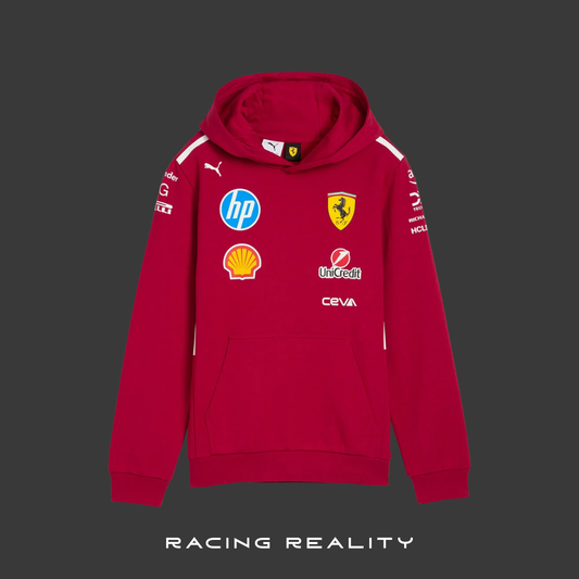 Sudadera con gorra del equipo Ferrari (Infantil)