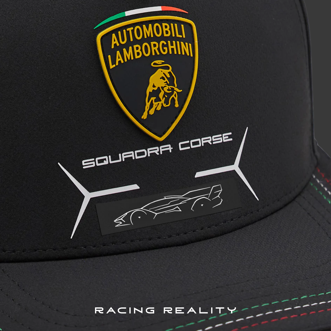 Gorra Lamborghini Squadra CORSE (Negra)