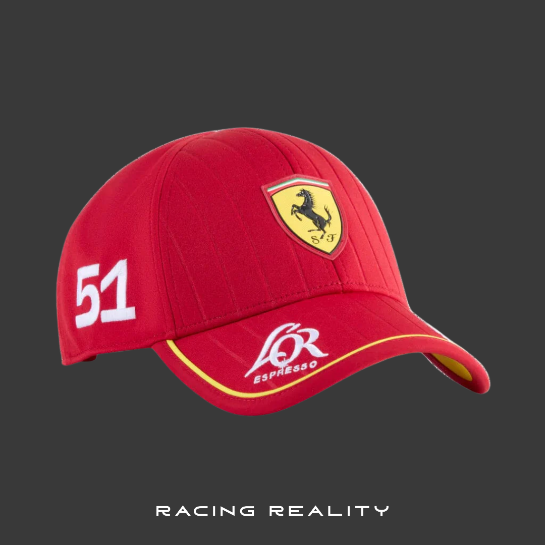 Gorra del equipo Scuderia Ferrari Hypercar Le Mans 2025