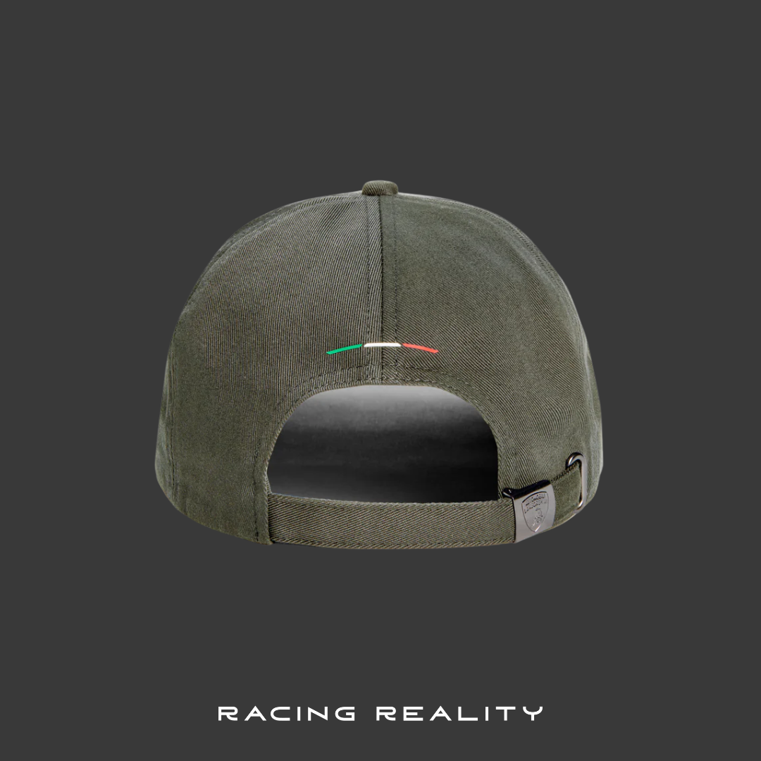 Gorra Lamborghini 2025 Unisex (Verde Militar)