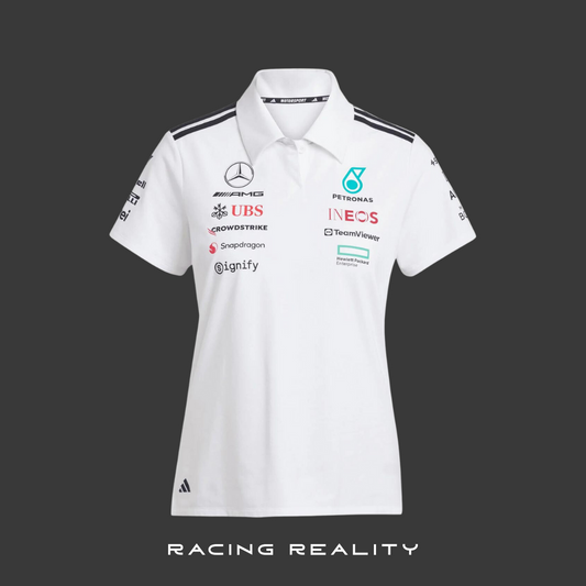 Polo Mercedes 2025 Mujer (Blanca)
