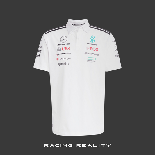 Polo Mercedes 2025 Hombre (Blanca)