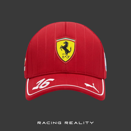 Gorra Ferrari Charles Leclerc Oficial 2025