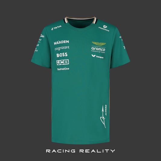 Playera Aston Martin Alonso 2025 (Infantil)