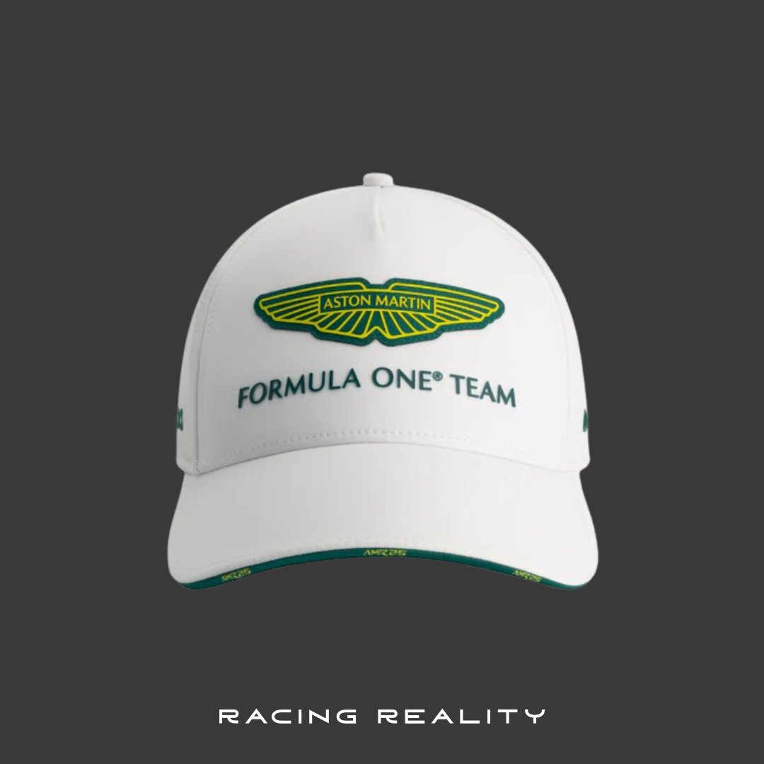 Gorra Aston Martin Oficial 2025 (Blanca)
