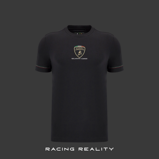 Playera Lamborghini Squadra Corse Negra