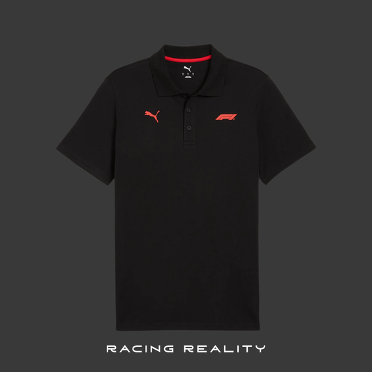 Fórmula 1 Polo Oficial Logo Pequeño 2025 (Negra)