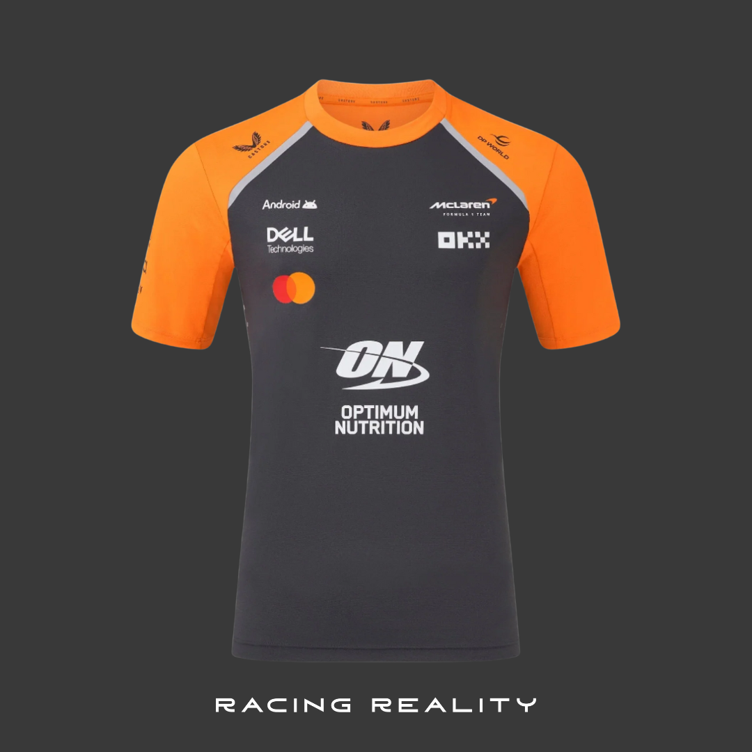Playera McLaren Oficial 2025 (Gris)