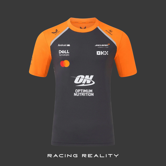 Playera McLaren Oficial 2025 (Gris)