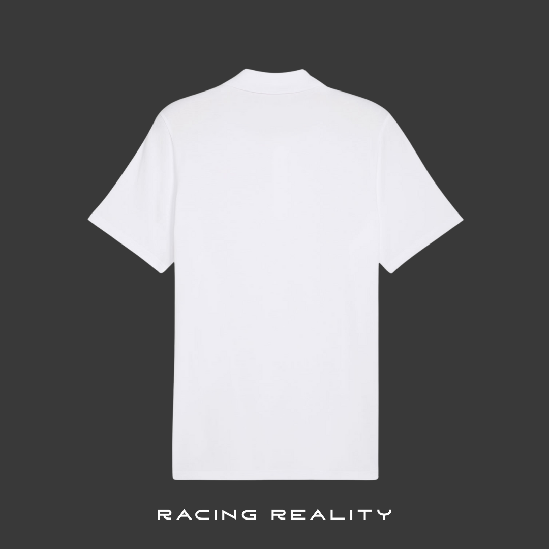 Fórmula 1 Polo Oficial Logo Pequeño 2025 (Blanca)
