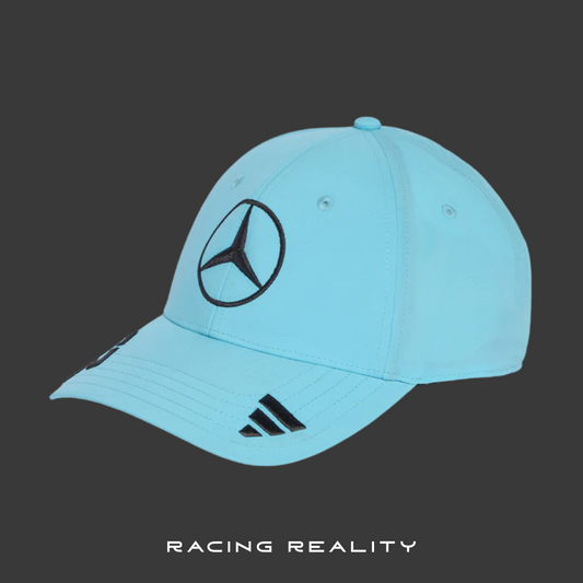 Gorra Mercedes AMG-Petronas George Russell Oficial 2025 (Azul)